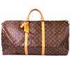 Image 4 : Louis Vuitton Monogram Coated Canvas & Vachetta Leather Keepall 60
