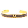 Image 5 : Loewe / Coach Logo Bangle Set â€“ Gold Tone with Enamel