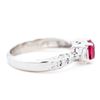 Image 3 : GIA No Heat 1.14ct Ruby & 0.38ctw Diamond Ring, sz 6