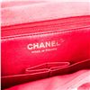 Image 7 : Chanel 22-Series Pushlock Flap Shoulder Bag with Auth. Card â€“ Pink Suede & Leath