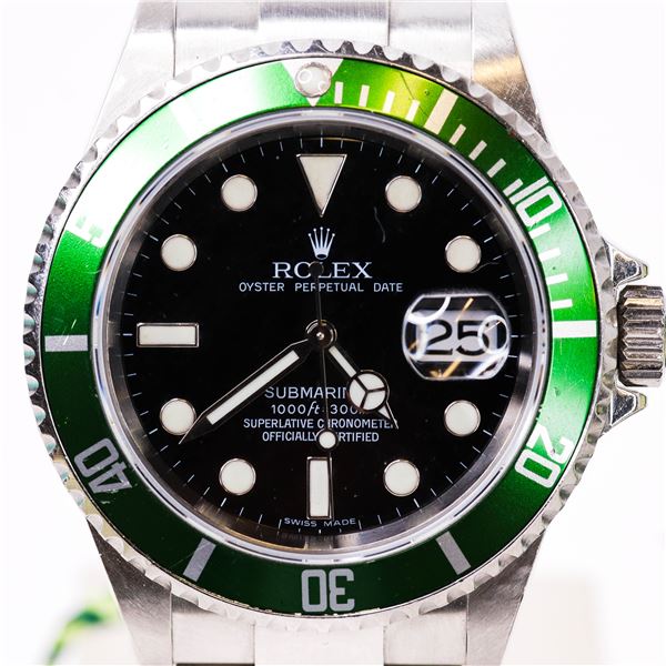 Rolex Submariner 16610V Green 'Kermit' 40mm