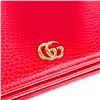 Image 7 : Gucci Double G Chain Wallet Leather Red â€“ with Box & Dust Bag