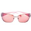 Image 2 : BVLGARI 638 221/7K Butterfly Sunglasses / Rose-Brown Gradient Lens / Plum Crystal Temples