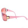 Image 4 : BVLGARI 638 221/7K Butterfly Sunglasses / Rose-Brown Gradient Lens / Plum Crystal Temples