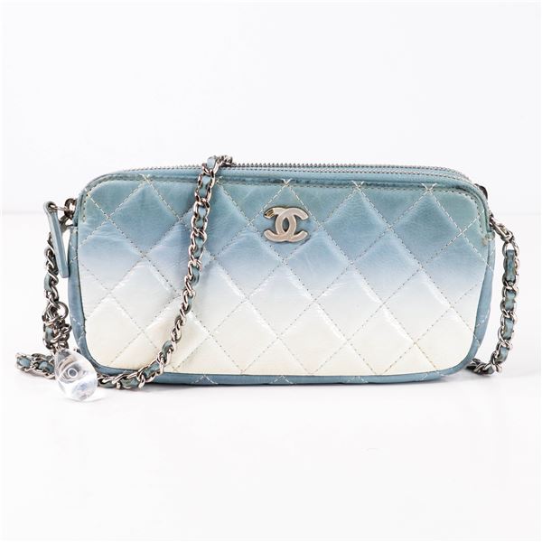 CHANEL Matelasse 26 Series Gradient Double Zip Shoulder Bag