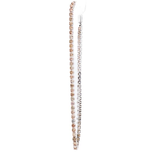 18KWG 3.00ctw Natural Diamond Tennis Bracelet 7"