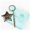 Image 1 : Lot of 3 Tiffany&Co. Items with Boxes - 925 Keyring/ 925 Star Clip/Crystal Gift