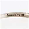 Image 2 : 18K/925 Tiffany & Co. Hook-and-Eye Bangle 6 3/4"
