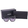 Image 1 : Chanel Black Acetate & Crystal Polarized Sunglasses with Box, Case, etc. â€“ Overs