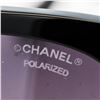 Image 7 : Chanel Black Acetate & Crystal Polarized Sunglasses with Box, Case, etc. â€“ Overs