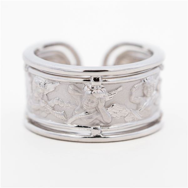 18KWG Carrera y Carrera Angel Cherub Band, 7