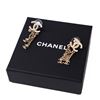 Image 1 : Chanel 2021 Goldâ€‘Tone, Costume Pearl & Rhinestone Charm Earrings w/Box