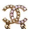 Image 4 : Chanel 2021 Goldâ€‘Tone, Costume Pearl & Rhinestone Charm Earrings w/Box