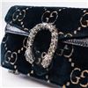 Image 6 : Gucci Super Mini GG Blue Velvet Dionysus Bag