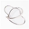 Image 2 : Tiffany & Co. Elsa Peretti Sterling Silver Openâ€‘Heart Hoop Earrings