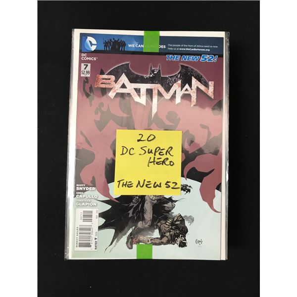 LOT OF 20 DC SUPERHERO COMICS THE NEW 52