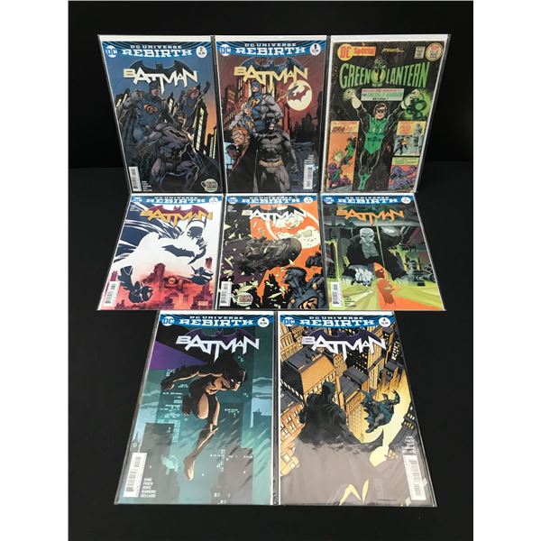 LOT OF 8 DC BATMAN COMICS