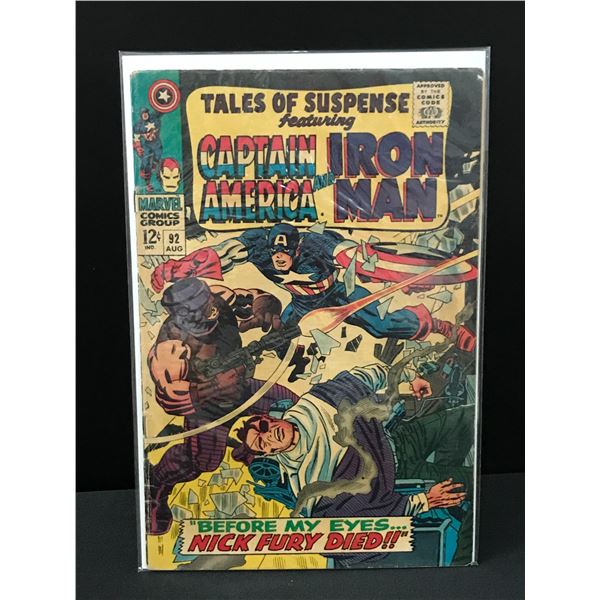 MARVEL COMICS NO.92 TALES OF SUSPENSE