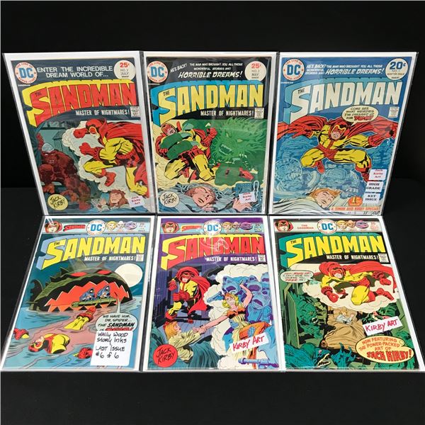 LOT OF 6 SANDMAN COMICS (DC COMICS)
