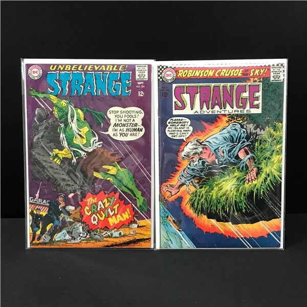 LOT OF 2 STRANGE ADVENTURES COMICS (DC COMICS)