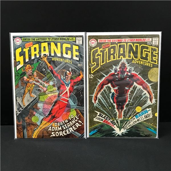 LOT OF 2 STRANGE ADVENTURES COMICS (DC COMICS)