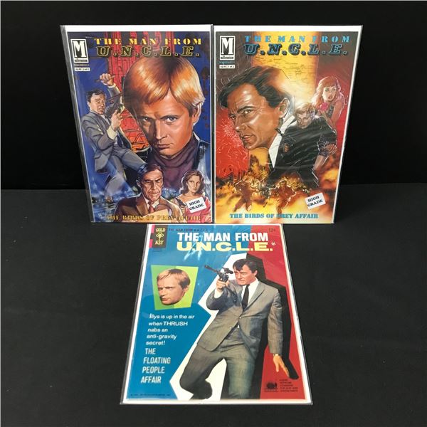 LOT OF 3 THE MAN FROM U.N.C.L.E COMICS
