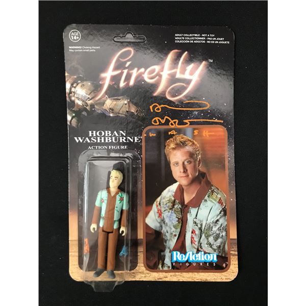 ALAN TUDYK SIGNED HOBAN WASHBURNE FIREFLY ACTION FIGURE - JSA AND WWOC COA