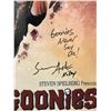 Image 2 : SEAN ASTIN SIGNED AND INSCRIBED 'GOONIES NEVER SAY DIE' 11 X 18 POSTER - PSA AND WWOC COA