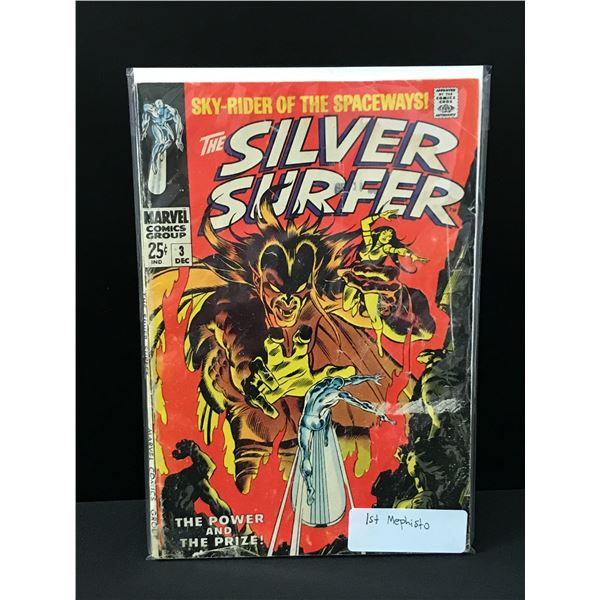 BIG KEY THE SILVER SURFER NO.3 (1ST APPEARANCE MEPHISTO)