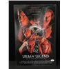 Image 1 : TARA REID SIGNED URBAN LEGENDS MOVIE POSTER JSA AND WWOC COA