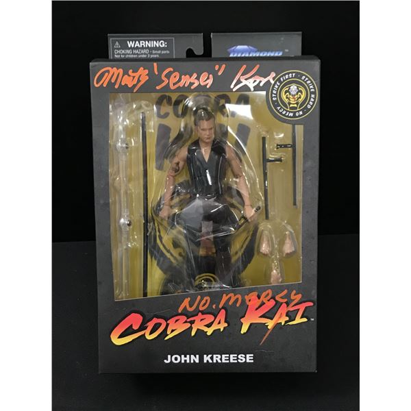 MARTIN KOVE SIGNED COBRA KAI ACTION FIGURE - JSA COA