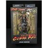 Image 1 : MARTIN KOVE SIGNED COBRA KAI ACTION FIGURE - JSA COA