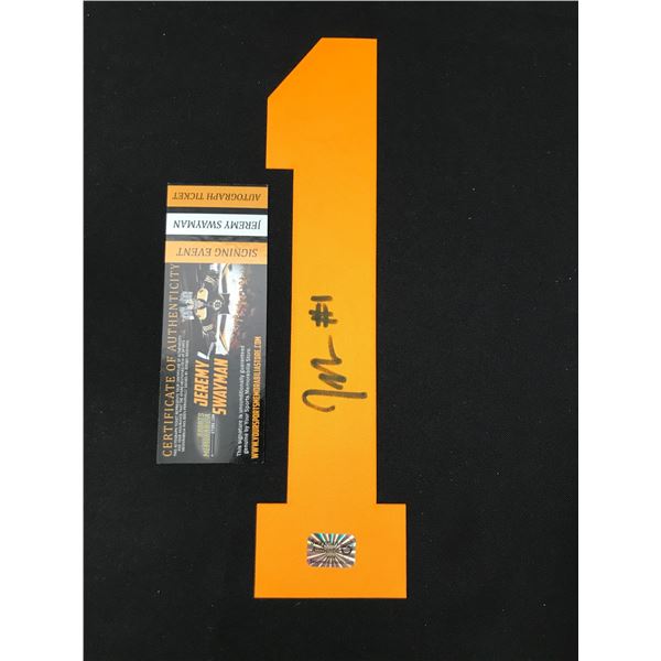 JEREMY SWAYMAN SIGNED #1 - YOUR SPORTS MEMORABILIA STORE COA