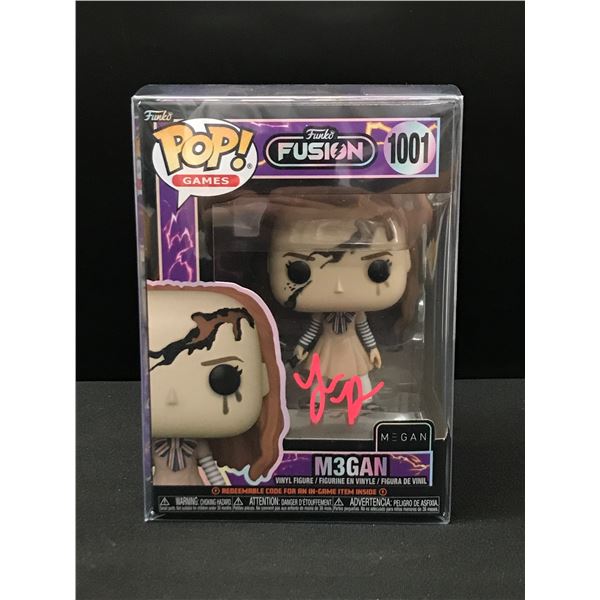 JENNA DAVIS SIGNED M3GAN FUNKO POP - BECKETT COA