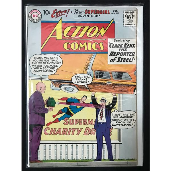 DC COMICS NO.257 ACTION COMICS