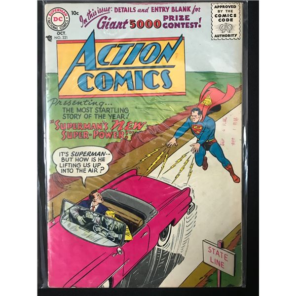 DC COMICS NO.221 ACTION COMICS