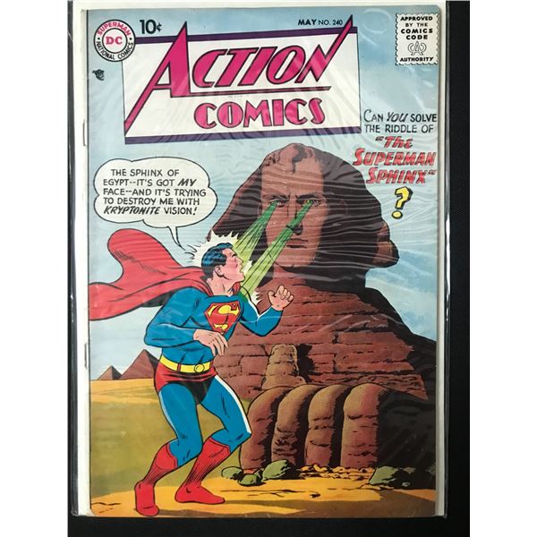 DC COMICS NO.240 ACTION COMICS