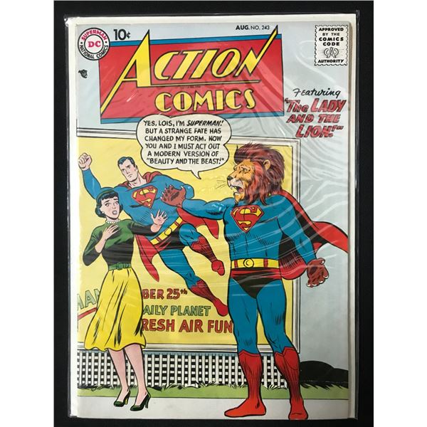 DC COMICS NO.243 ACTION COMICS