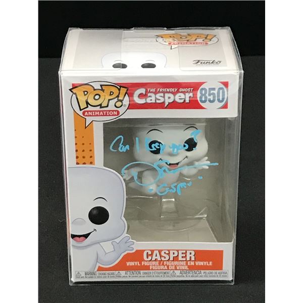 DEVON SAWA SIGNED AND INSCRIBED CASPER FUNKO POP - JSA AND WWOC COA