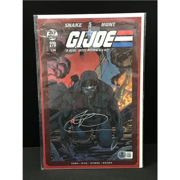 RAY PARKS SIGNED G.I. JOE COMIC - BECKETT AND WWOC COA