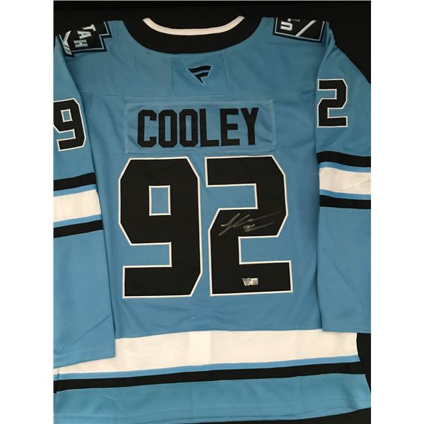 LOGAN COOLEY SIGNED UTAH MAMMOTH JERSEY - ACE COA