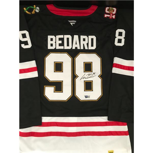 CONNOR BEDARD SIGNED CHICAGO BLACKHAWKS JERSEY - ACE COA