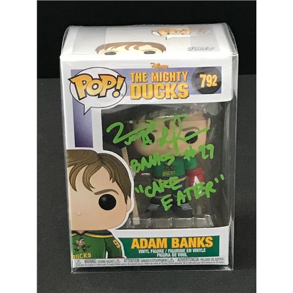 VINCENT LARUSSO SIGNED AND INSCRIBED MIGHTY DUCKS FUNKO POP - BECKETT COA