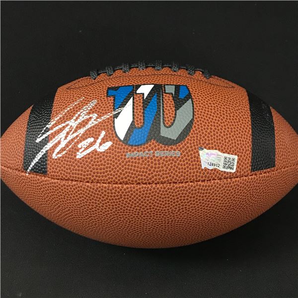 SAQUON BARKLEY SIGNED FOOTBALL ACE COA