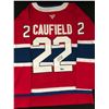 Image 1 : COLE CAULFIELD SIGNED MONTREAL CANADIENS JERSEY - ACE COA