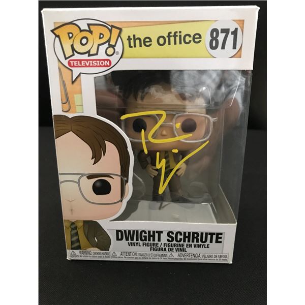 RAINN WILSON SIGNED OFFICE FUNKO POP - KB COA