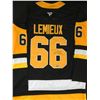 Image 1 : MARIO LEMIEUX SIGNED PENGUINS JERSEY ACE COA