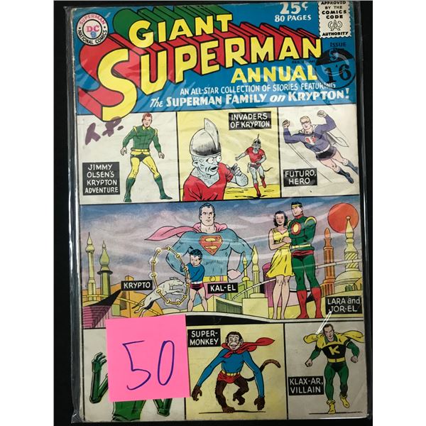 DC COMICS NO.5 GIANT SUPERMAN ANNUAL