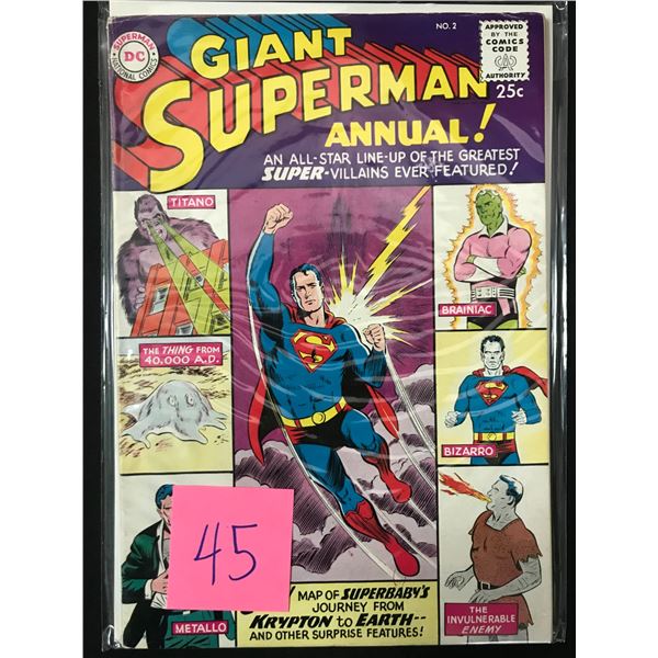 DC COMICS NO.2 GIANT SUPERMAN ANNUAL