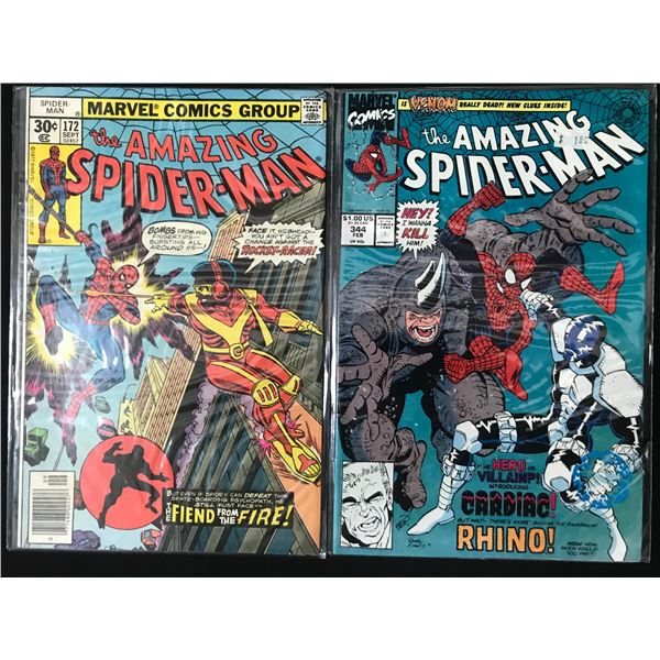 KEY ISSUE LOT OF 2 THE AMAZING SPIDERMAN COMICS